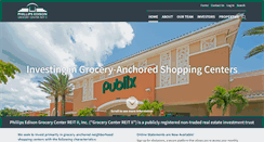 Desktop Screenshot of grocerycenterreit2.com